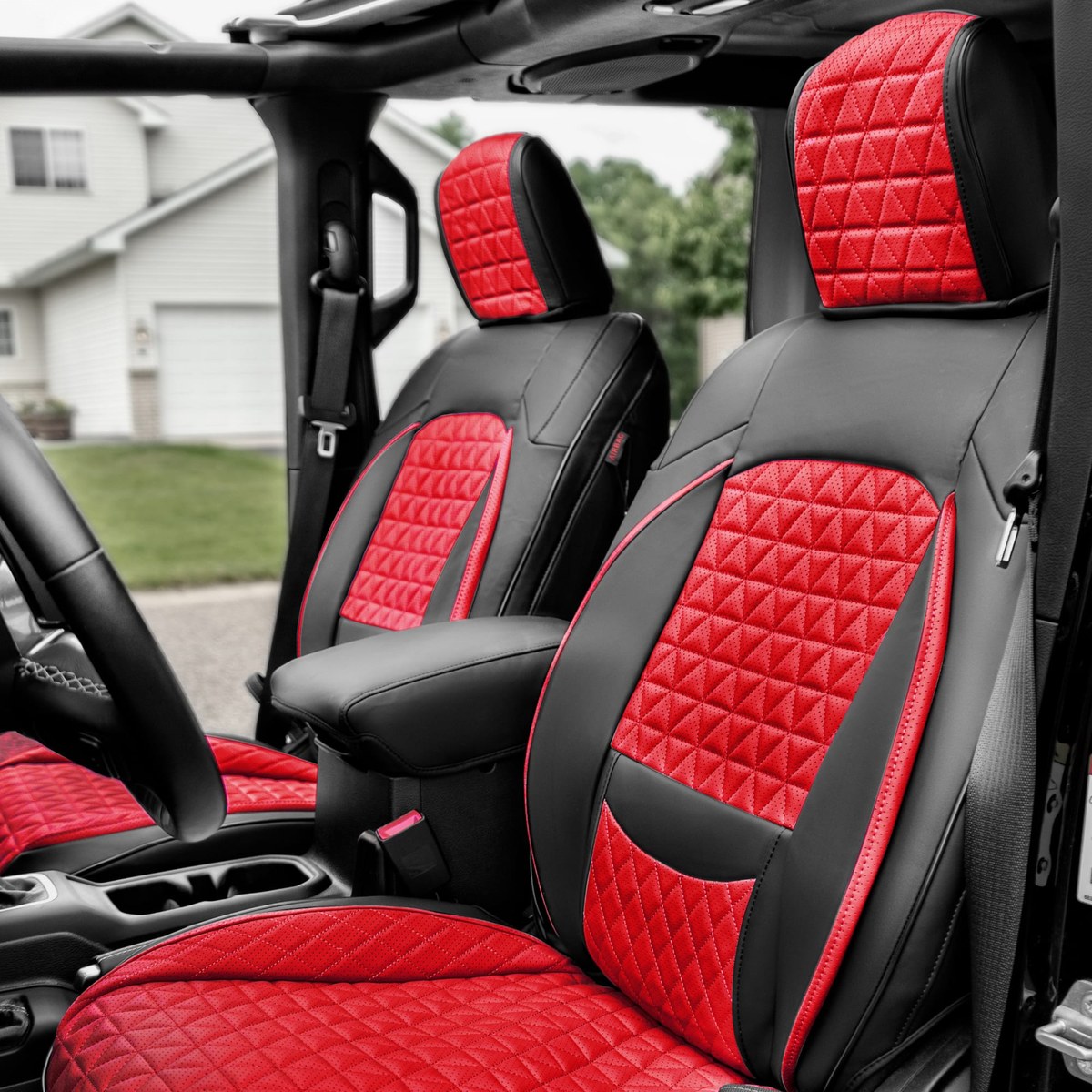Diamond / Black & Red