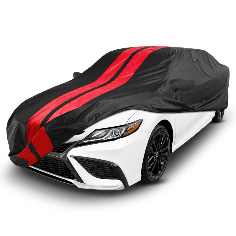 Black with Red Stripe