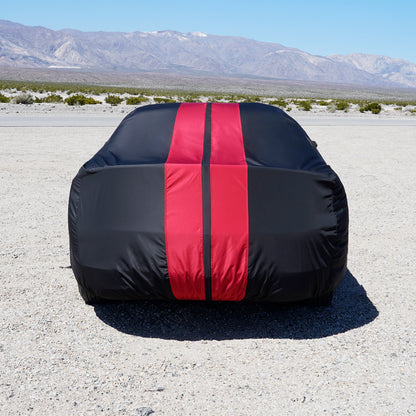 Black with Red Stripe