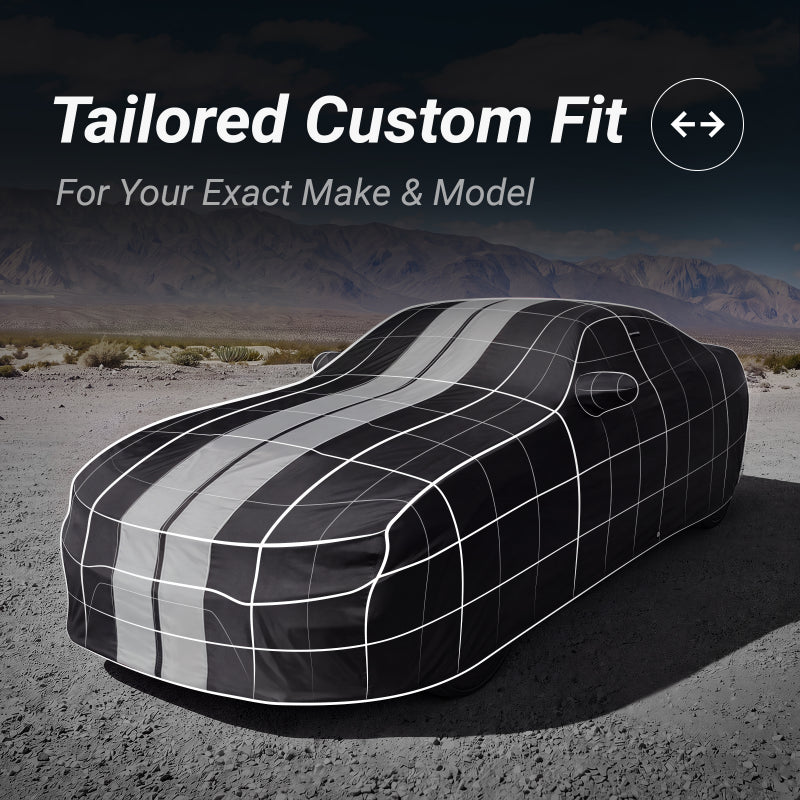 Black with Sky-Gray Stripe